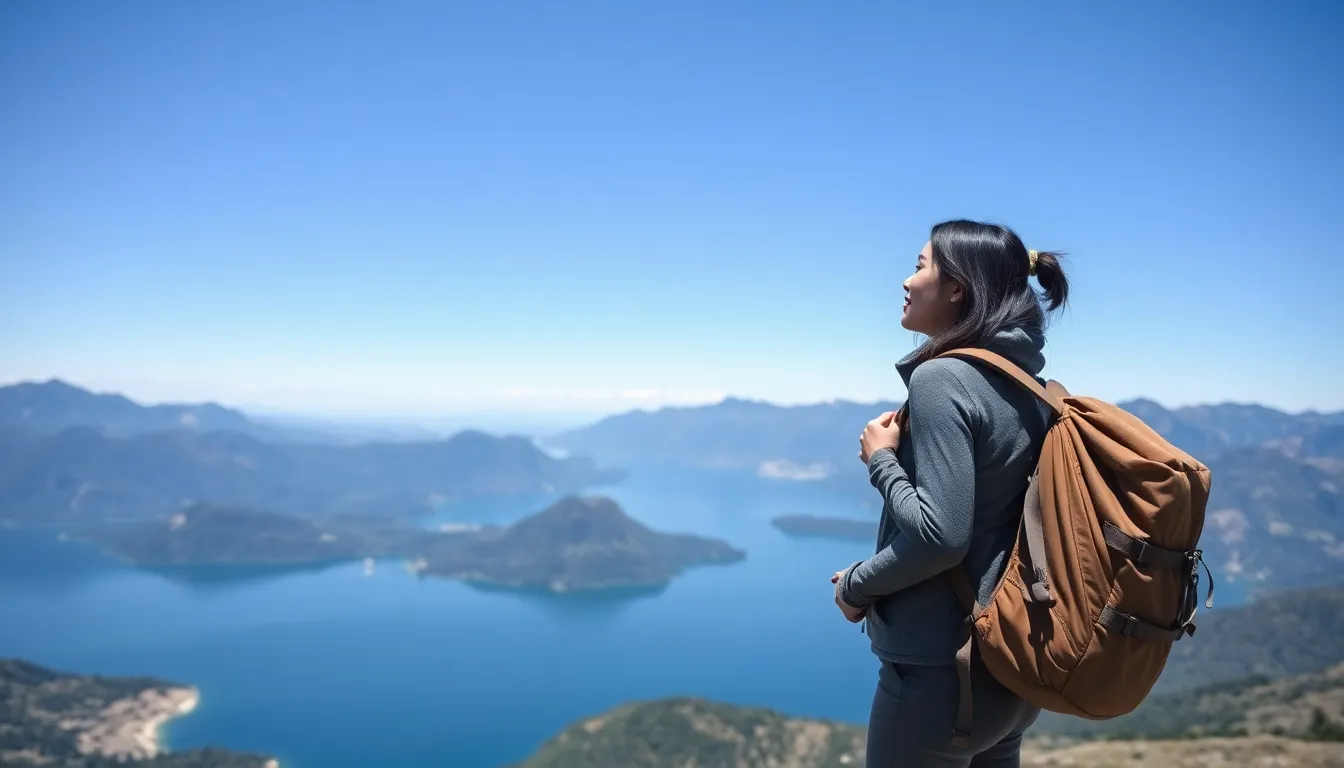백두산 천지 풍경