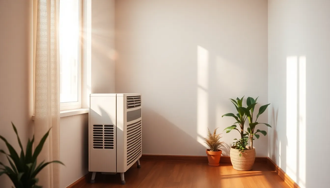 시원한 10평 자취방에 설치된 에어컨 이미지