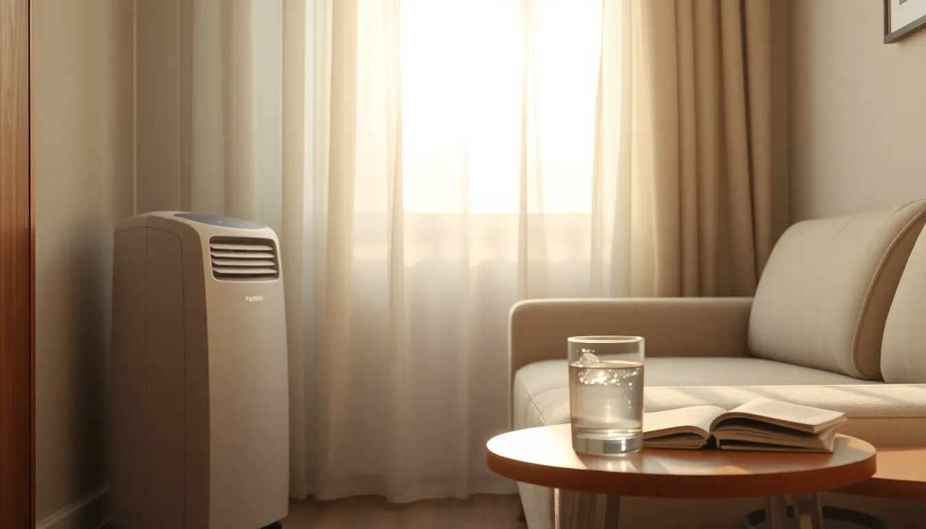 시원한 에어컨 바람을 맞으며 편안하게 쉬고 있는 모습