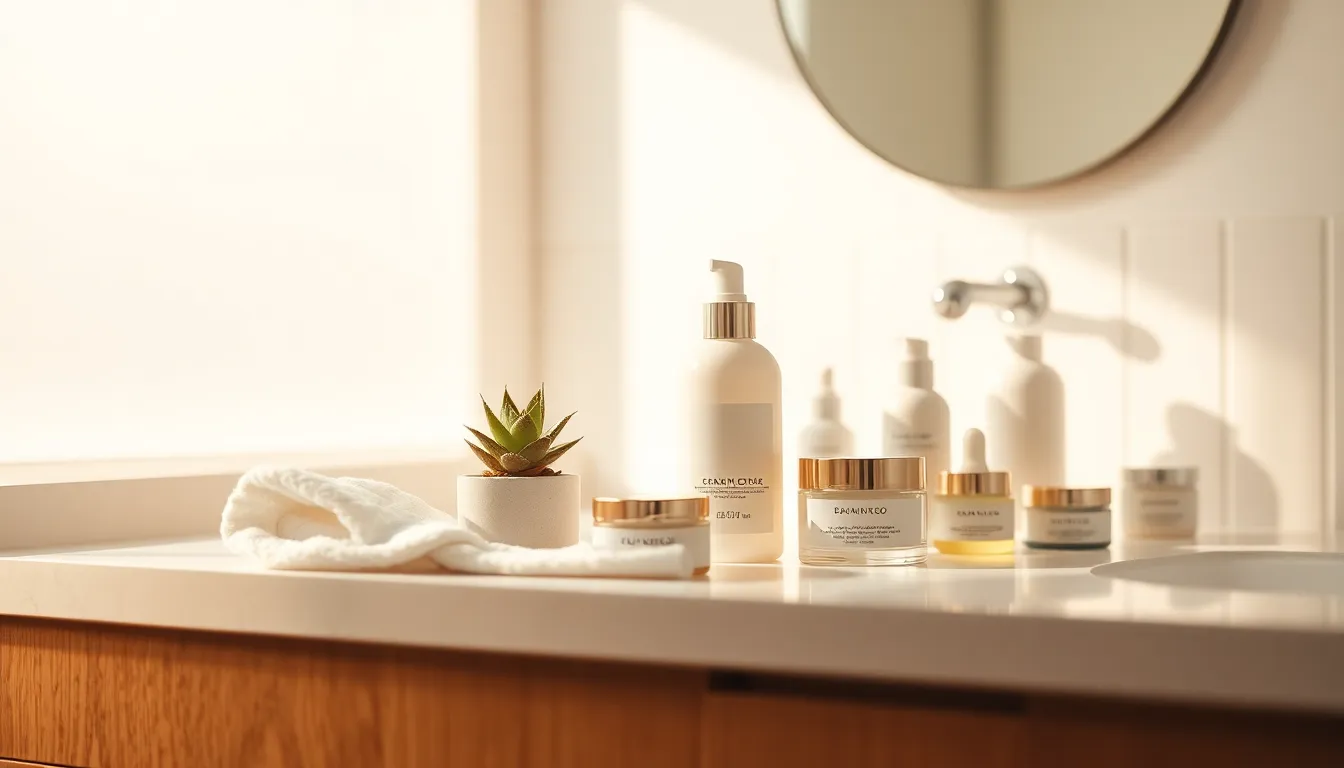 피부과 시술 후 관리 중인 여성의 모습