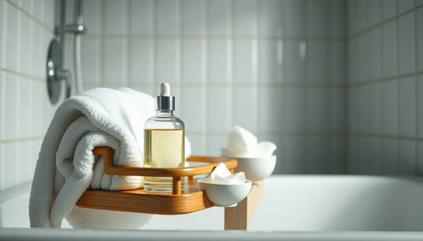 피부과 시술 후 자외선 차단하는 여성의 모습