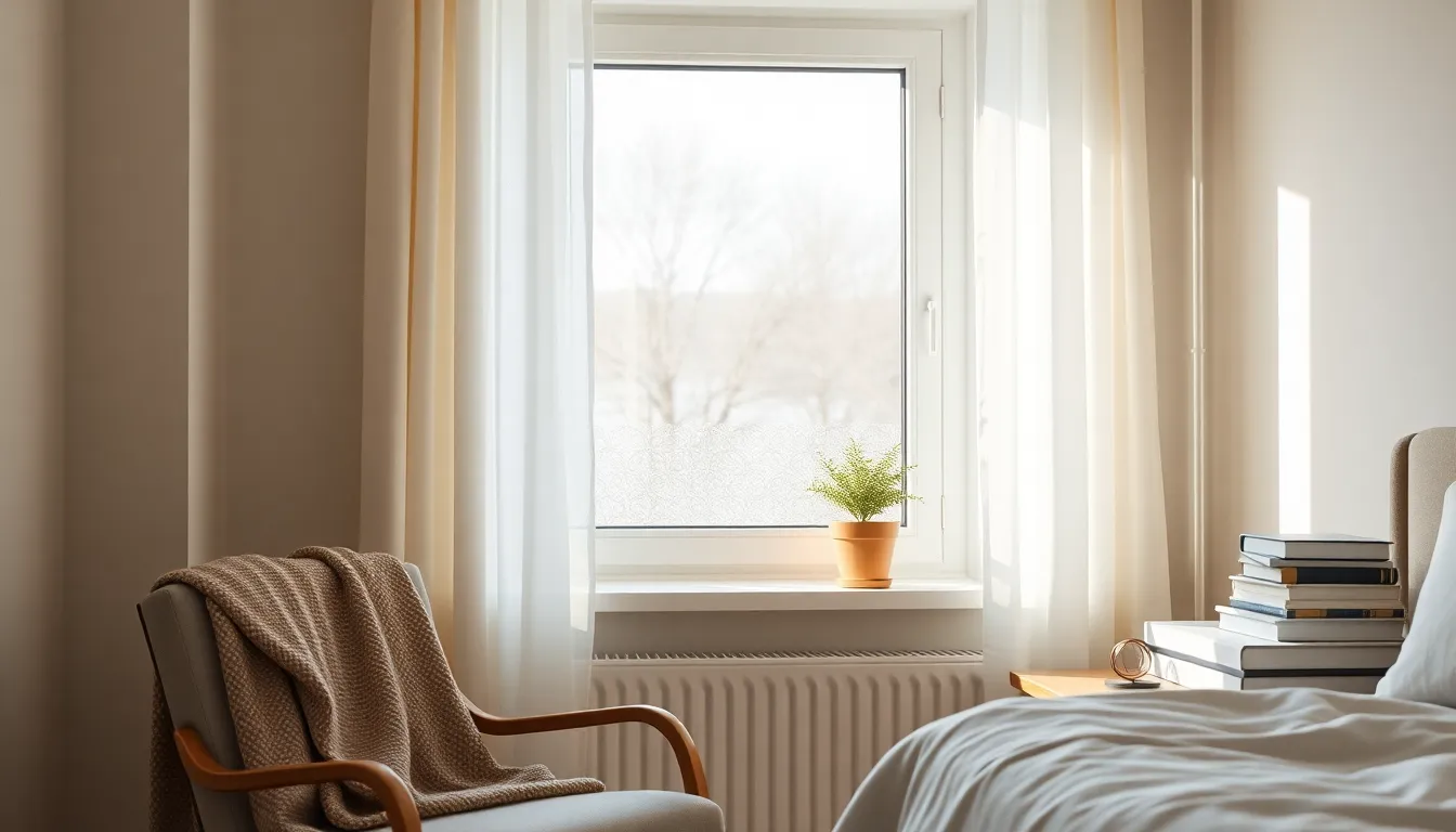 겨울철 실내 결로 모습