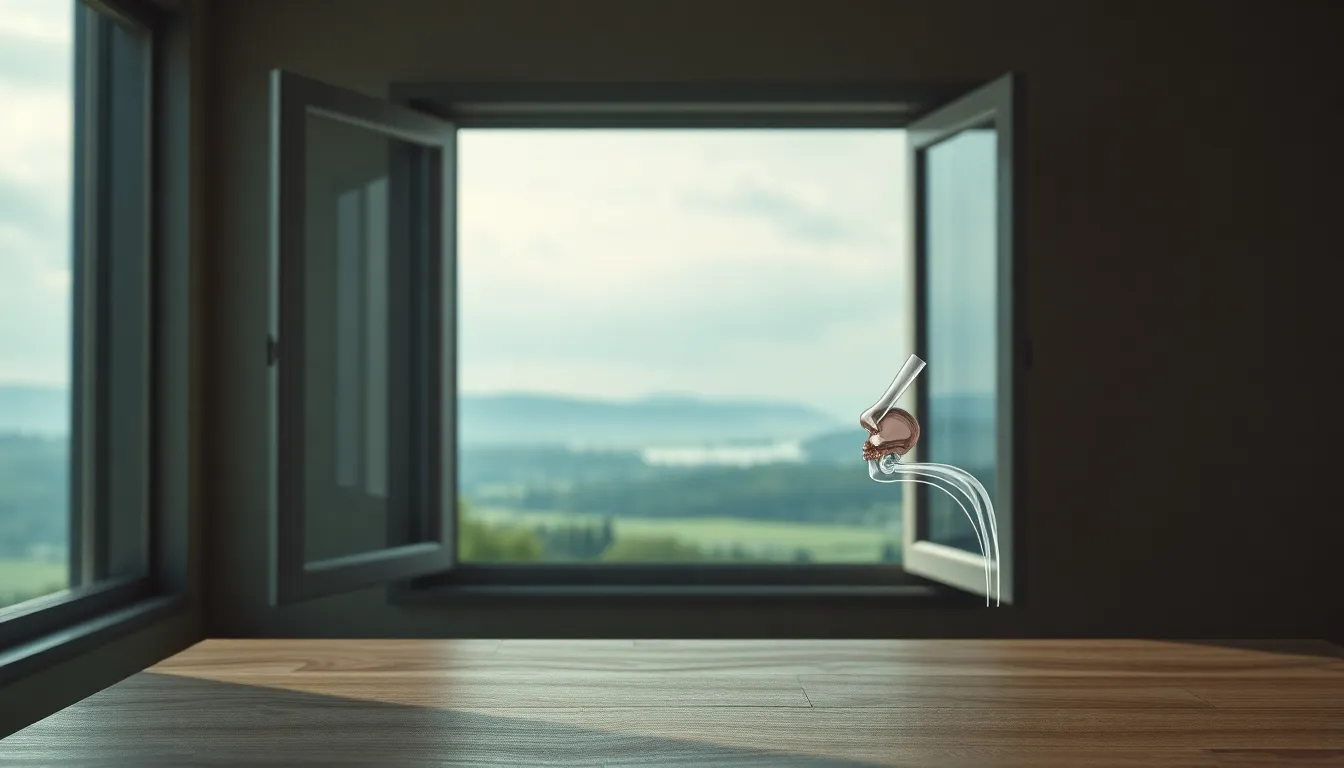 코 재수술 후 편안하게 숨 쉬는 모습