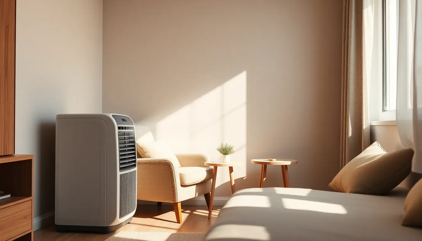 10평 원룸 에어컨 효율적으로 사용하는 모습