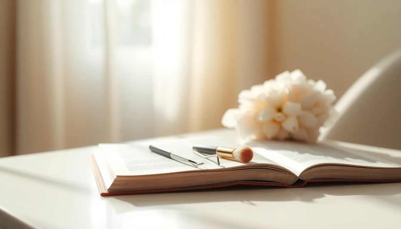 Double eyelid surgery illustration